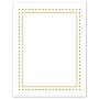 Avery Gold Border with Gold Dots Matte Blank Card, White, 10/Pack (S00-DPE)~#|#~6FAC10E2-25DF-4D95-8AE9C8BFEAA85F82_sc7