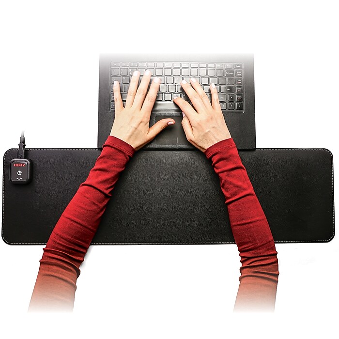 Electric Heat Mouse Pad Table Mat Display Temperature Heating Mouse Pad Keep Winter