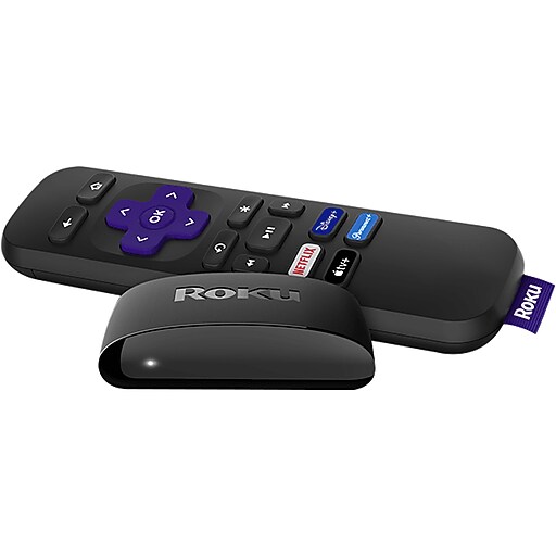 Roku Express 3960R Streaming Media Player, Black Staples