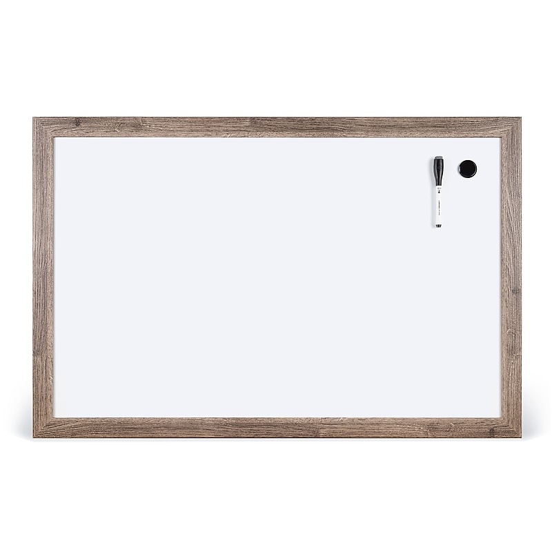 U Brands Steel Dry-Erase Whiteboard, MDF Frame, 2' x 3' (4890U00-01) image 1