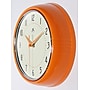Infinity Instruments Round Retro Wall Clock, Aluminum, 9.5" (10940-ORANGE)~#|#~6FBE3192-1CB0-453A-AE87F46305ADB127_sc7