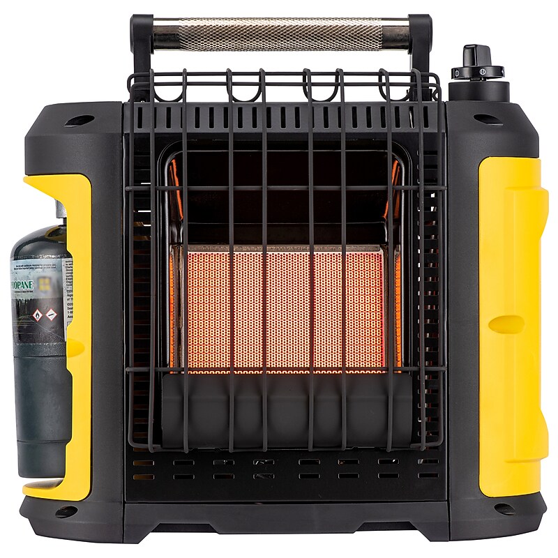 Comfort Gear 10,000 BTU Portable Indoor/Outdoor Radiant Propane Heater, Black/Yellow (PPH-10) image 1