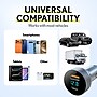 Overtime A40 54W Dual-Port USB-C and USB-A Car Charger with LED Voltage Display, Black (OCA40BK)~#|#~6FC71F61-4AEB-46E6-BEC57AA012FECF7E_sc7