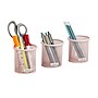 Mind Reader Metal Pen and Accessory Holder Desk Organizer, Pink, 3-Pieces (CLIPMESH3-PNK)~#|#~6FC7B4A8-7B1A-4E85-BCE42ABE8CCC5BAC_sc7
