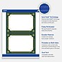 Avery Gold-Green Border General Use Blank Cards, White, 20/Pack (S00-FDG)~#|#~6FC8FADD-29C2-4509-854F21AD283DFC17_sc7