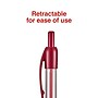 Staples Retractable Ballpoint Pens, Medium Point, Red Ink, Dozen (50792)~#|#~6FC9CEBF-1C98-4093-ADB061B445A96B39_sc7