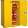 Global Industrial Flammable Cabinet, Manual Close Double Door, 90 Gallon, 43"W x 34"D x 65"H~#|#~6FCF08B2-D5BC-4740-8656F62B8BC52498_sc7