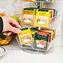 Mind Reader 12-Compartment Acrylic Tea and Condiment Carousel, Clear (TEASWIV3T-BLK)~#|#~6FD0843D-BAD8-433F-A72CD31F5726C28E_sc7