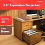 Staples Reinforced File Pocket, 3.5" Expansion, Legal Size, Brown, 25/Box (ST418319)~#|#~6FD5336E-FDE3-4297-934C3B7F38AB9FB4_sc7