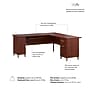 Bush Home Somerset 72" W L Shaped Office Desk with Storage, Hansen Cherry (WC81710K)~#|#~6FD7C330-F85E-4FAC-B56D9CEEC6FB5CFF_sc7