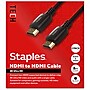 Staples TECH 8 ft. HDMI to HDMI Audio/Video Cable, Male to Male, Black, 2/Pack (ST62467-VB)~#|#~6FDEE0FD-3CC6-4862-9A2A4DDE226FEBD6_sc7