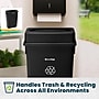 Alpine Industries Plastic Indoor Slim Commercial Trash Can with Lid, 23 Gallon, Black (477-BLK-PKG1)~#|#~6FE18F32-12C6-4C88-B6B1E6252010AFA5_sc7