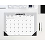 2027 Willow Creek Pinstripe 17" x 12" Monthly Desk Pad Calendar, Assorted Colors (66492)~#|#~6FE263E4-5FE1-4767-A0B301DA0710864F_sc7