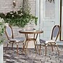 Flash Furniture Lourdes Indoor/Outdoor French Bistro Table, White/Navy (SDA64280WHNVNAT)~#|#~6FE58160-D280-4DF7-ADC50C270DD06301_sc7