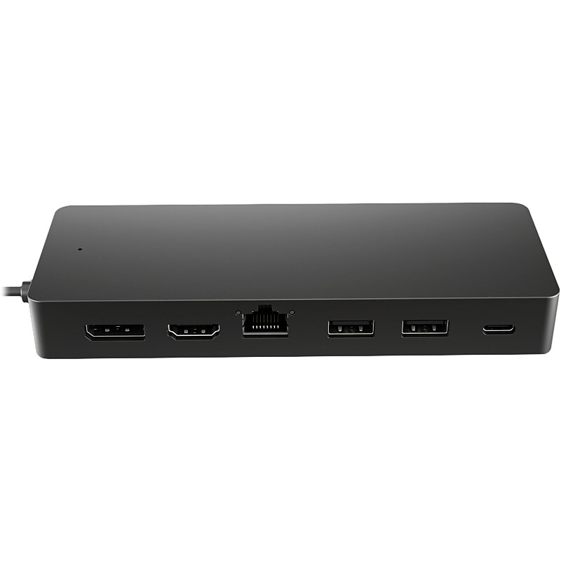 HP Universal 7-Port USB-C Hub, Black (50H55AA) image 1