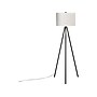 Monarch Specialties Inc. 62.75" Matte Black Floor Lamp with Ivory Drum Shade (I 9735)~#|#~6FEA575D-E284-41D4-830096451A5D83EF_sc7