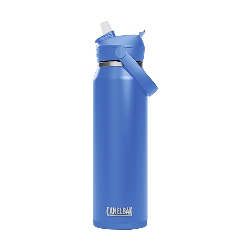 CamelBak Thrive FlipStraw Stainless Steel Vacuum Insulated Water Bottle, 32 oz., Sky Blue (2855406001) image 1