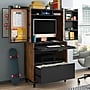 Sauder Harvey Park 31"W Computer Cabinet with Storage, Grand Walnut (430053)~#|#~6FEB36C4-8EB4-4931-A8F17720719D4E04_sc7