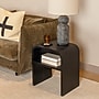 Storied Home Modern Waterfall Edge Mango Wood End Table, Black (EC1719)~#|#~6FEB789F-3637-4E0B-A0435C753A9CE885_sc7