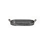 Storied Home 4.5" Oversize Galvanized Metal Tray with Handles Oval Decorative Accent, Silver (DA6583)~#|#~6FECB01F-CA47-42A4-AF2A924D59BACFC3_sc7