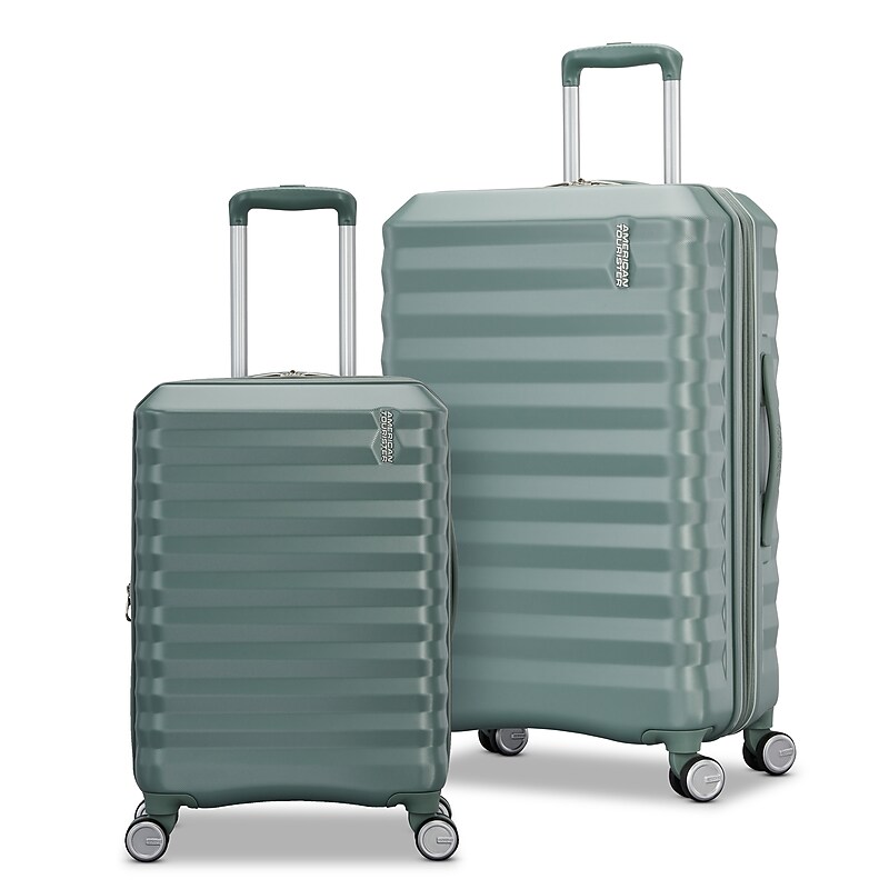 American Tourister Color Vault 24.0" Hardside Suitcase, 4-Wheeled Spinner, Jade Green (153951-1457) image 1