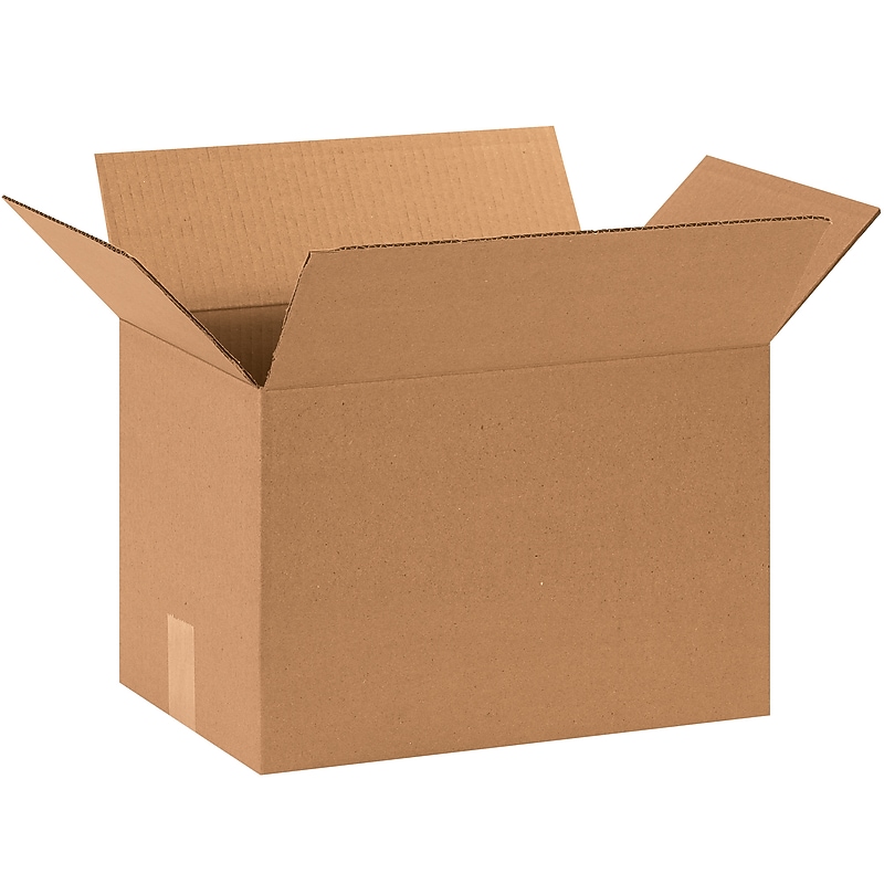 15" x 10" x 10" Shipping Boxes, 32 ECT, 25/Bundle (BS151010) image 1