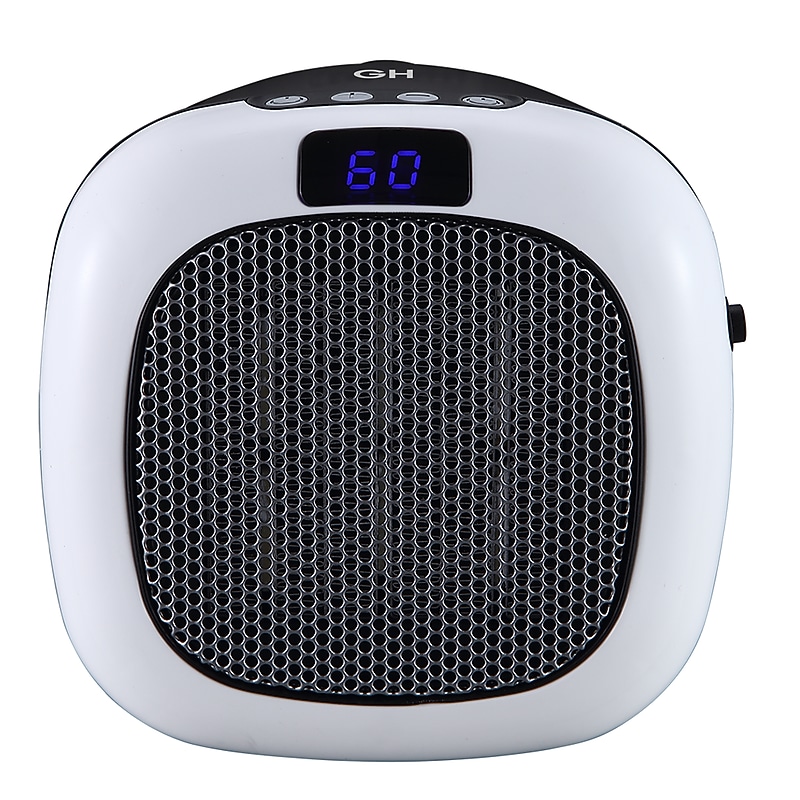 Good Housekeeping 750-Watt 2560 BTU Portable Ceramic Electric Wall Heater, White (73069-WH) image 1