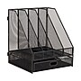 Mind Reader Metal Desk Organizer, Black (FDR4C-BLK)~#|#~6FFACD23-16FA-4EED-997800BB28BCB207_sc7