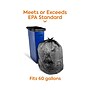 Coastwide Professional™ 60 Gallon Trash Bag with 30% PCR, 38" x 58", Low Density, 0.8 mil, Black, 100 Bags/Box (CW62425)~#|#~6FFD6C46-33D8-4B13-BBB45FD27CFCD947_sc7
