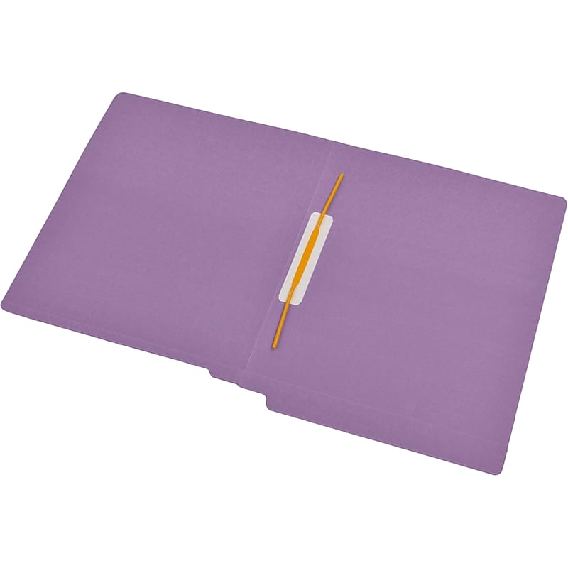 Medical Arts Press Reinforced End Tab File Folder, Straight Cut, Letter-Size, Lavender, 50/Box (S-09167-LAV) image 1