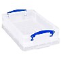 Really Useful Box 4.23 Quart Storage Box with Latching Lid, Plastic, Clear (4L CL)~#|#~7000951A-0E4F-4A54-A57329826B645AC5_sc7