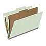 Medical Arts Press Pressboard Classification Folder, 1 Divider, 2" Expansion, Legal Size, Pale Green, 10/Box (DV-T52-14-3PGN)~#|#~70015144-AF9B-4890-95B8865B75810557_sc7