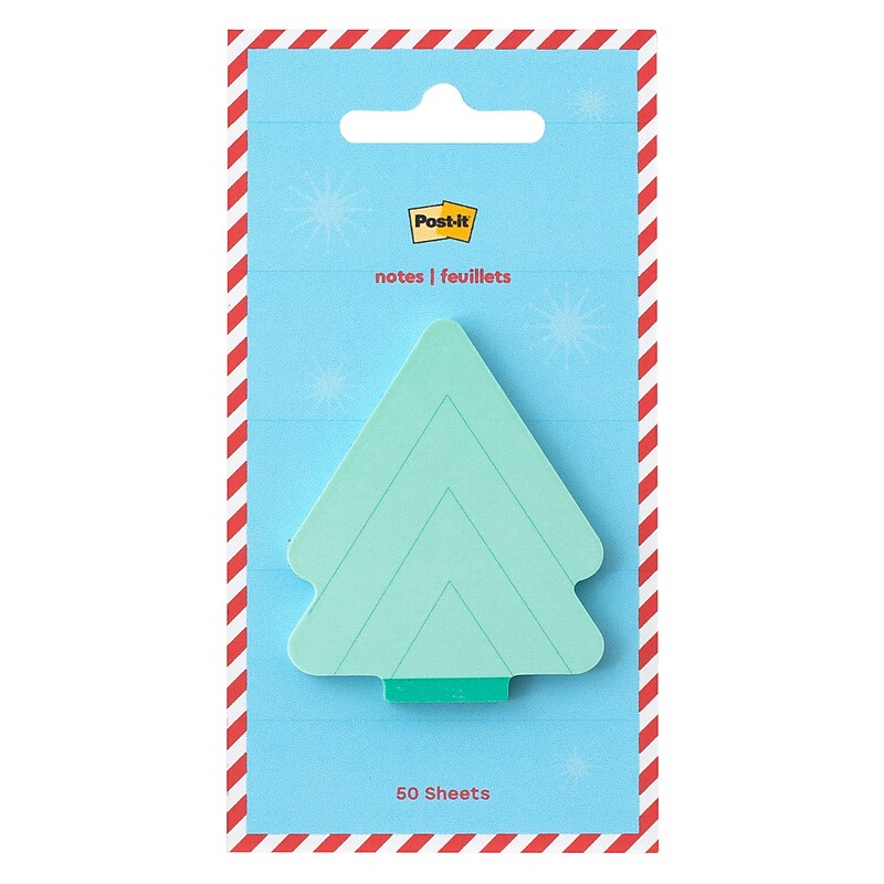 Post-it Jingle Notes Sticky Note, 2" x 2.5", Tree, 50 Sheets/Pad (HOL25-JN-TR) image 1