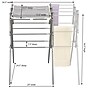 Household Essentials Expandable Clothes Drying Rack with Telescopic Rods and Drying Net, Bronze (HH5175)~#|#~700343FD-DE32-416B-BF2F70AC6A4F4212_sc7