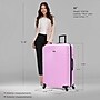DUKAP Inception 33.86" Hardside Suitcase, 4-Wheeled Spinner, TSA Checkpoint Friendly, Pink (DKINC00XL-PNK)~#|#~70089DA0-39B9-4DDA-B09314C3CFDCFFEA_sc7