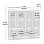 Sauder Barrister Lane Bookcase, Salt Oak (414726)~#|#~7009D647-00BC-4229-9B8DF0EBE0B67E78_sc7