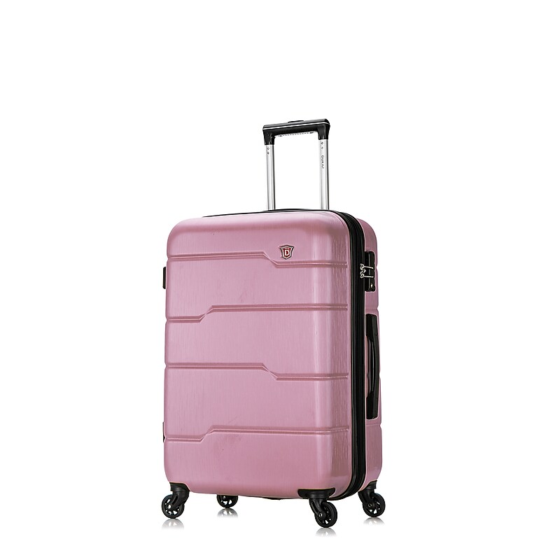 DUKAP Rodez 24" Hardside Suitcase, 4-Wheeled Spinner, TSA Checkpoint Friendly, Rose Gold (DKROD00M-ROS) image 1