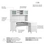 Bush Home Somerset 60"W L Shaped Computer Desk with Hutch, White (SET002WH)~#|#~7010EB10-1B8A-4DDC-AFEC39BF61514E64_sc7