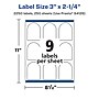 Avery Laser/Inkjet Multipurpose Labels, 2.25"  x 3", Matte White, 2250/Box (94126)~#|#~7013A775-481E-45BF-B002AF56BB6A73E3_sc7