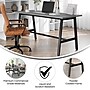 Flash Furniture Redmond 60"W x 24"D Conference Table, Laminate, Gray Oak (MTM6024LTGRYABF)~#|#~70160996-1338-4FAF-908762039CBBA391_sc7