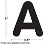Teacher Created Resources 4" Self-Adhesive Letters and Numbers, Black, 108/Pack (TCR9640)~#|#~701838F8-D1AF-45A8-AC025C30DF7F7303_sc7