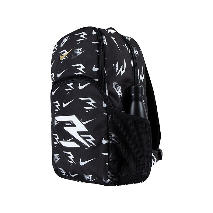 3Brand Russell Wilson Nike Laptop Backpack, Medium, Black/White  (9AT012-F66) | Staples