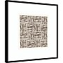 Amanti Art Charcoal Striped Squares by Hazel J Wood Framed Wall Art Print, 33"W x 33"H (A426710365674)~#|#~70202064-AE8F-4BB0-BEAF3BB58D617BF2_sc7