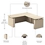 Bush Business Furniture Stratus 72"W Electric L-Shaped Adjustable Standing Desk, Natural Elm (SUT014NE)~#|#~7021B0E8-910A-4384-8B28EAB170CA5F25_sc7