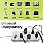 GoGreen Power 6' Surge Protector, 8 Outlet, White (GG-18316WH)~#|#~7026EC13-A825-4A25-BF9E185A7FD7C843_sc7