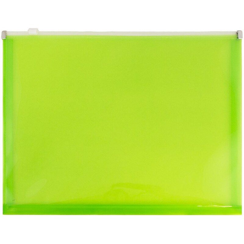 JAM Paper Premium Plastic Document File, Letter, Lime Green, 3/Pack (218Z1LIX3) image 1