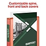 Staples 1 1/2" 3-Ring View Binder, D-Ring, Orange (26442-CC)~#|#~702E189D-5780-4BE2-986604DDB887E3D7_sc7