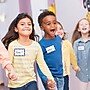 Avery Adhesive Sticker Name Tag Labels, White/Blue, 100 Name Badges/Pack (13971/5144)~#|#~70304EC7-01E5-45C3-8E2E389981DA7C13_sc7