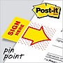 Post-it 'Sign Here' Message Flags, 1" Wide, Yellow, 100 Flags/Pack (680-SH2)~#|#~70318A47-F3AA-431F-986D270C2D8475E1_sc7