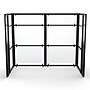 VersaDesk WorkNest 66"H x 81"W U-Shaped Cubicle Panel Workstation, Black (WNCC-7248-B)~#|#~70337B32-FFA5-4D1C-828F5D391EB5DCF8_sc7